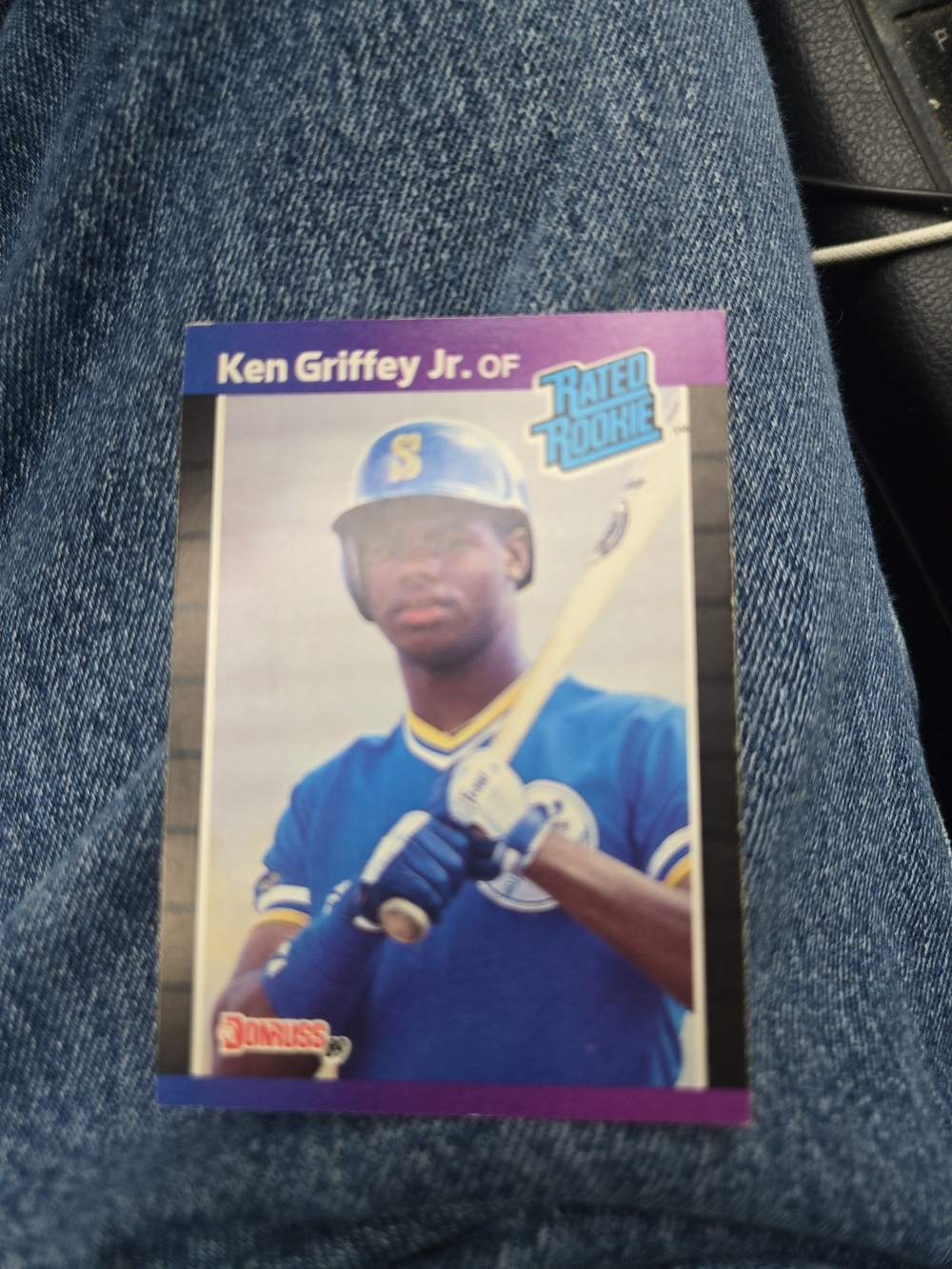 Blue Rated Rookie Baseball Trading Card - Donruss